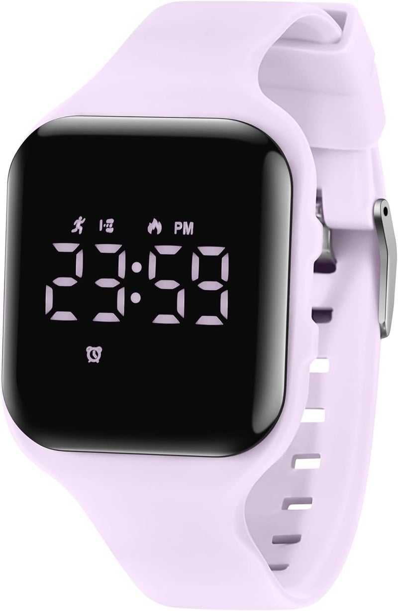 A ALPS Kids Watches for Girls Boys Digital Sport Watch with Step Counter Pedometer Vibration Alarm Clock, No App Waterproof Fitness Tracker Kids Watch Boys Girls Teens Students Ages 5-16 - Image 1